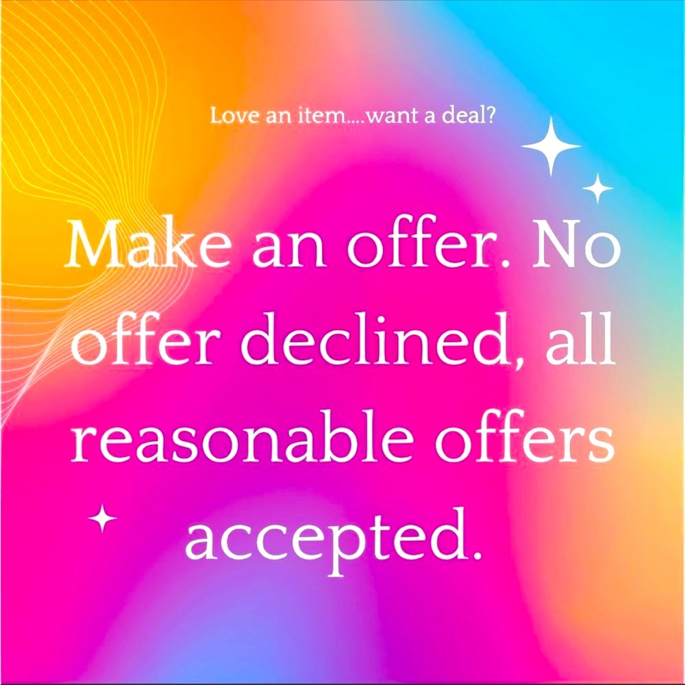 Like something make an offer, i love offers and bundles